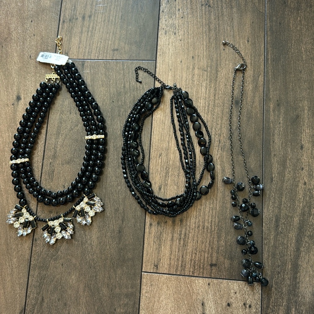 black costume jewelry